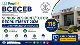 BCECEB Senior Resident/Tutor Recruitment 2026: Apply Online for 118 Posts