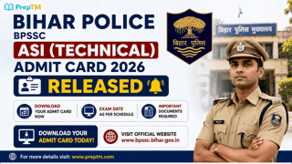 Bihar Police BPSSC ASI (Technical) Admit Card 2026 Released