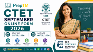 CTET September Online Form 2026 Re-Open | Apply Online
