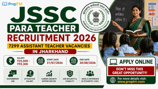 JSSC Para Teacher Recruitment 2026: 7299 Assistant Teacher Vacancies in Jharkhand