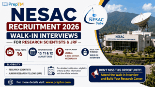 NESAC Recruitment 2026: Walk-in Interviews for Research Scientists & JRF