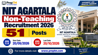 NIT Agartala Non-Teaching Recruitment 2026: 51 Posts Apply Online