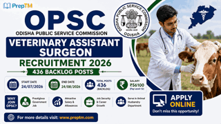 OPSC Veterinary Assistant Surgeon Recruitment 2026: 436 Backlog Posts