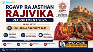 RGAVP Rajasthan Rajivika Recruitment 2026: 10th, 12th & Graduate Pass