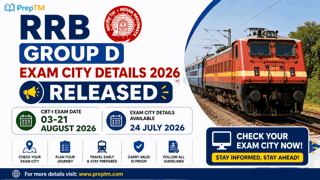 RRB Group D Exam City Details 2026 Released