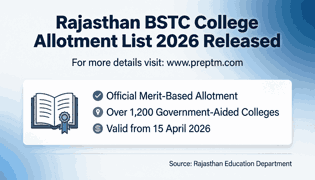 Rajasthan BSTC College Allotment List 2026 Released