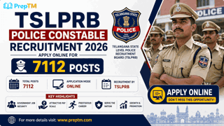 TSLPRB Police Constable Recruitment 2026