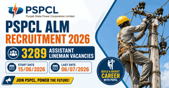 PSPCL ALM Recruitment 2026: 3289 Assistant Lineman Vacancies