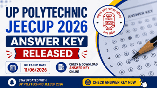 यूपी पॉलिटेक्निक JEECUP 2026 उत्तर कुंजी जारी